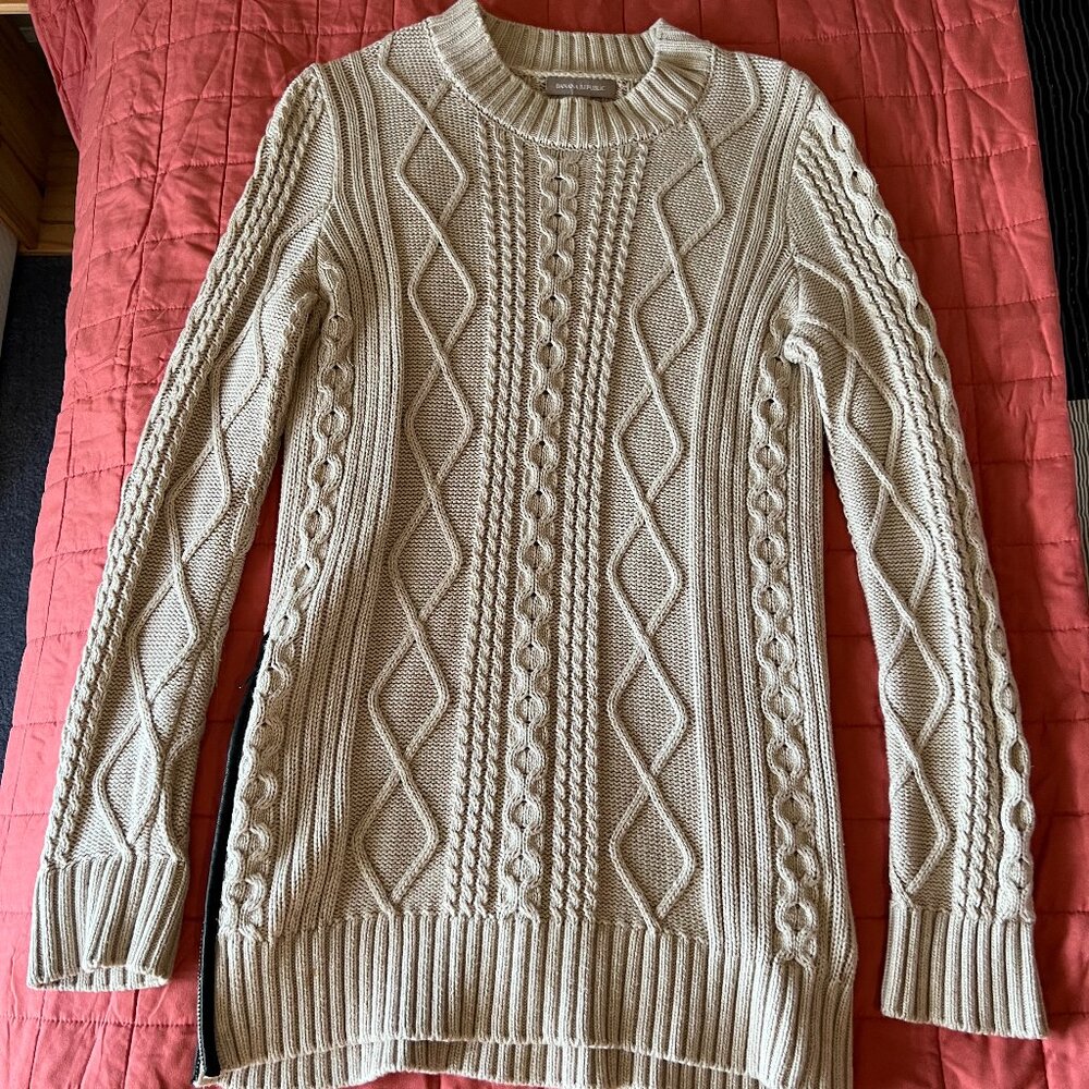 Banana Republic Cable Knit Tunic Sweater - M